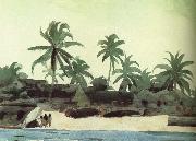 Winslow Homer Black Lodge oil painting on canvas
